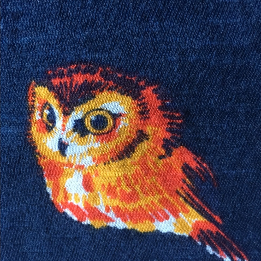 Anthropologie half sleeve t-shirt with owls